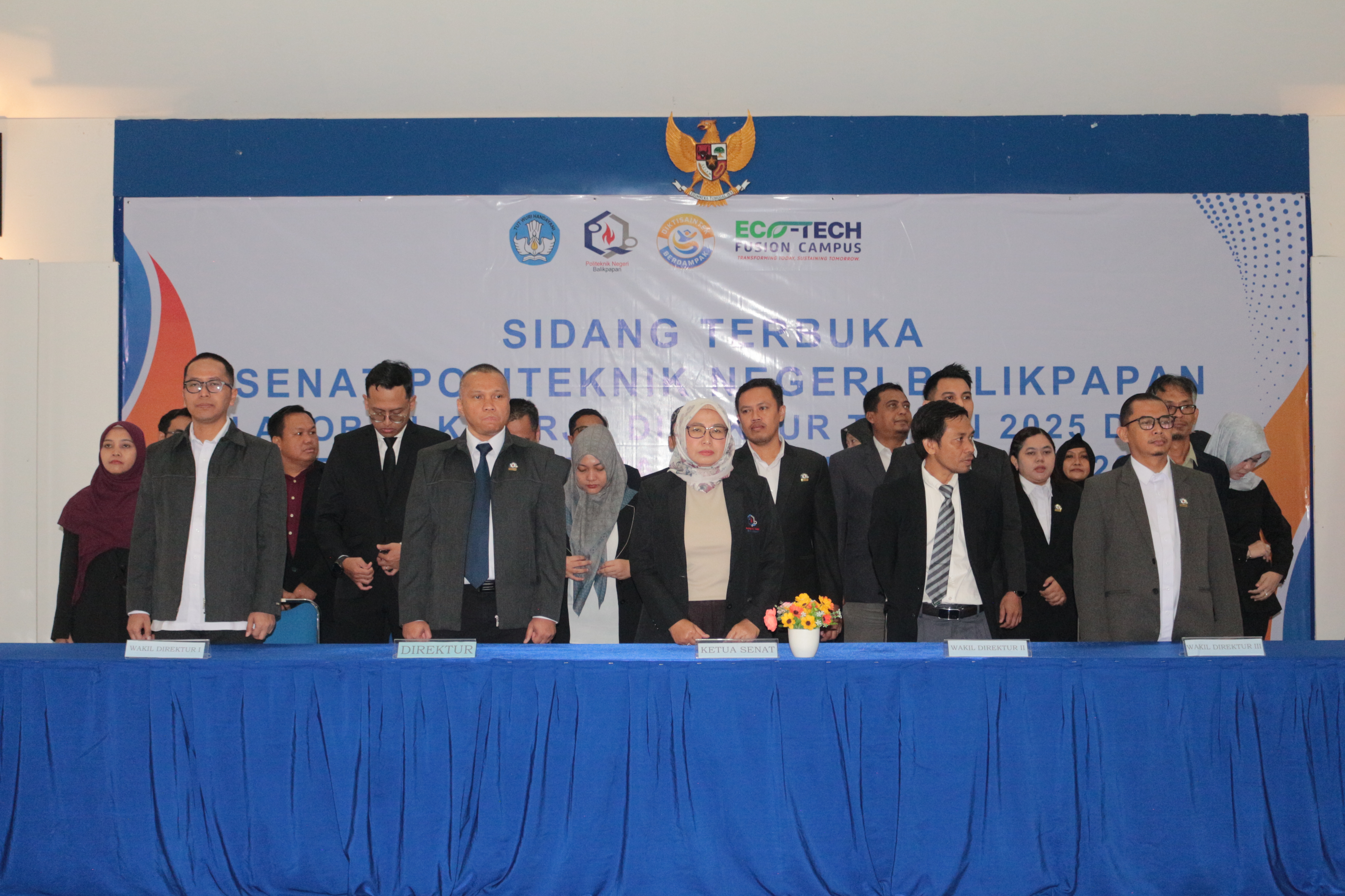 Sidang Terbuka Senat Poltekba Bahas Laporan Kinerja Direktur 2025 dan Target Program 2026