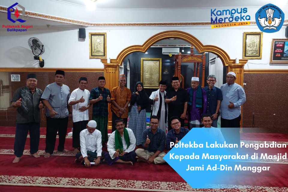 Poltekba Lakukan Pengabdian Kepada Masyarakat di Masjid Jami Ad-Din Manggar