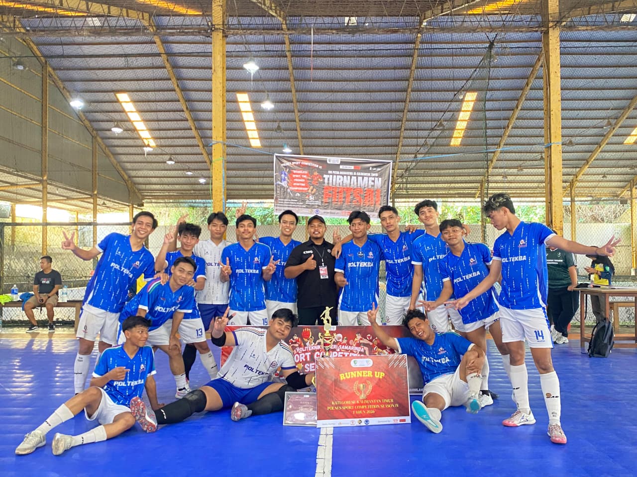 UKM Futsal Poltekba Raih Juara II Polnes Competition 2026